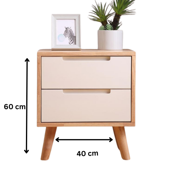 كومود-ام دى اف - ابيض*بيج